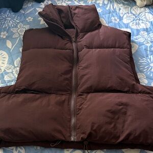 Brown Puffer Vest